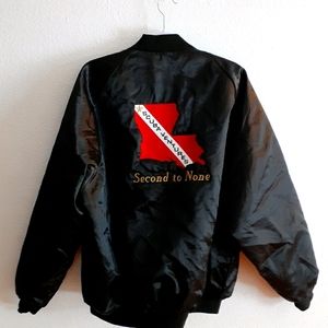 Vtg West Ark Bomber Jacket Black Jacket